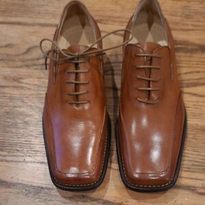 Men's Brown Leather Dress Shoes